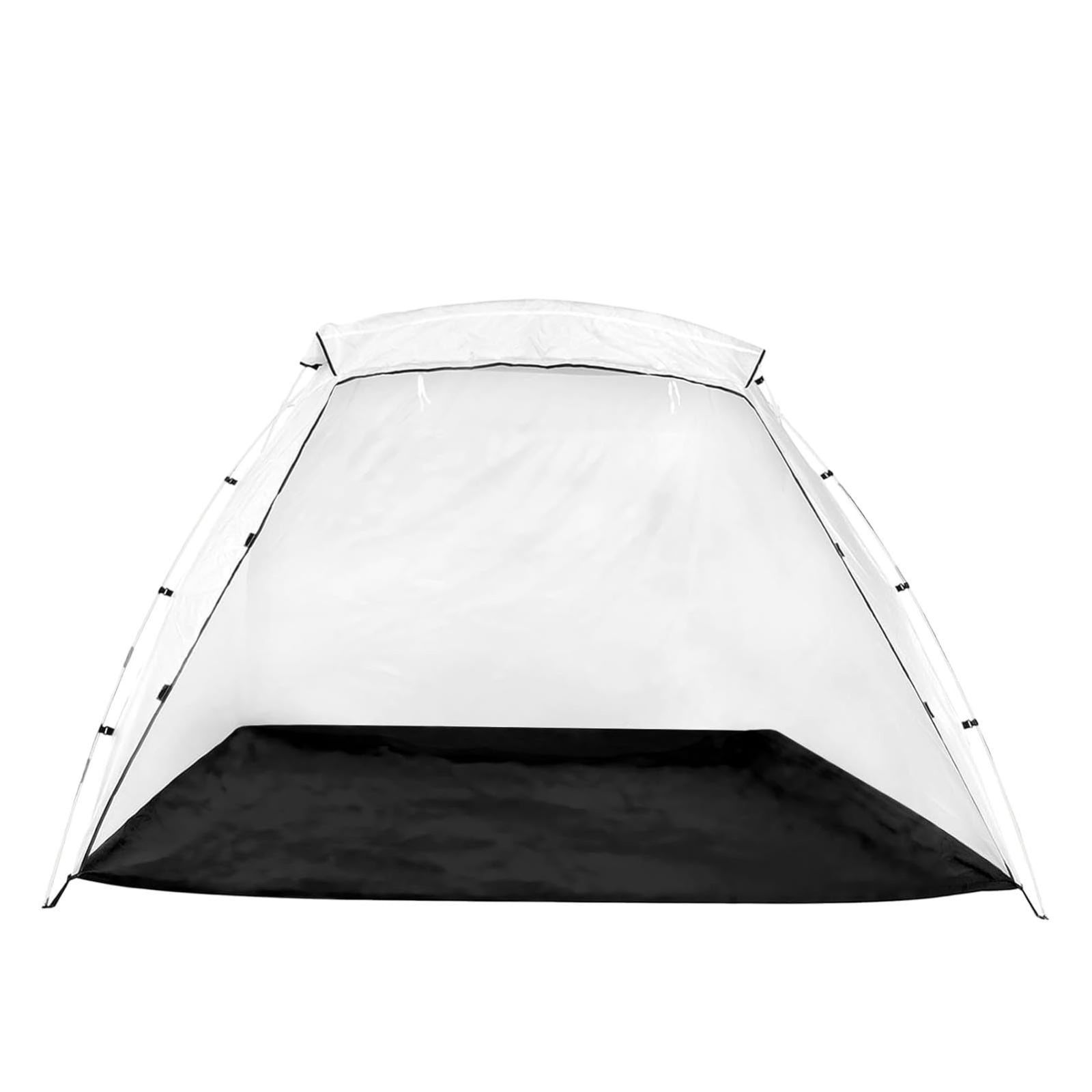 6.0 X X 5.5フィートの大型スプレーペイントシェルター 床メッシュスクリーンと防風フック付き ペイントテントステーション 家具DIYホビーツール用 ポータブルペイントブーステント 8.5