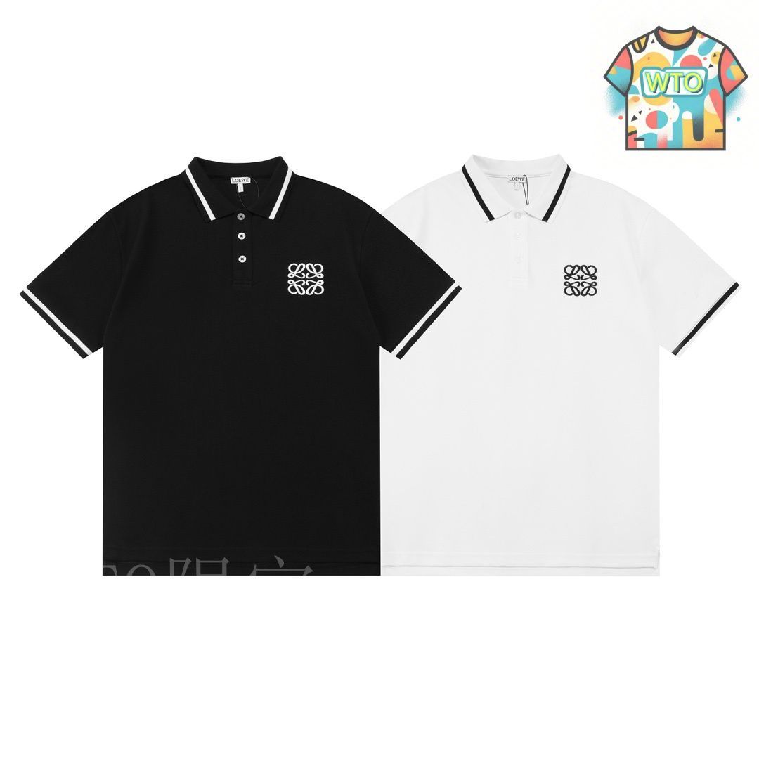 【LOEWE】ポロシャツ 今日特価】Loewe 25ss ロゴ刺繍ポロ T シャツ-3 - メルカリ