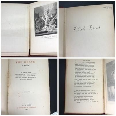 ウィリアム・ブレイク　挿画本　The Grave 銅版画 12点　1903年 ウィリアム・ブレイク 挿画本 The Grave 銅版画 12点 1903年
