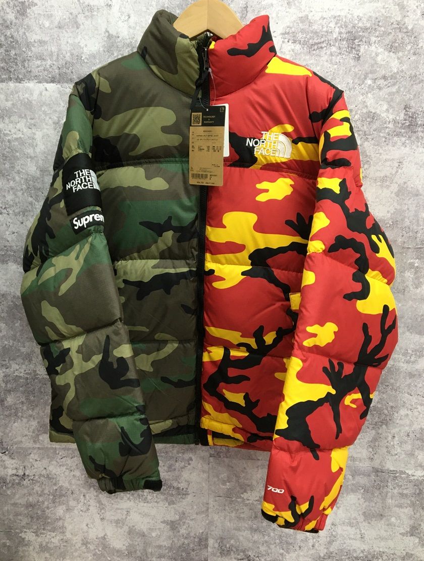 Supreme THE NORTH FACE Split Nuptse Jacket 24SS シュプリーム ノースフェイス スプリット ヌプシジャケット ウッドランド カモプリント【W0040-004】