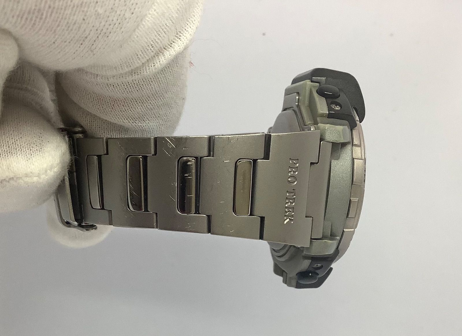 CASIO カシオ プロトレック PRT-505 ツインセンサー ラウンド クォーツ 