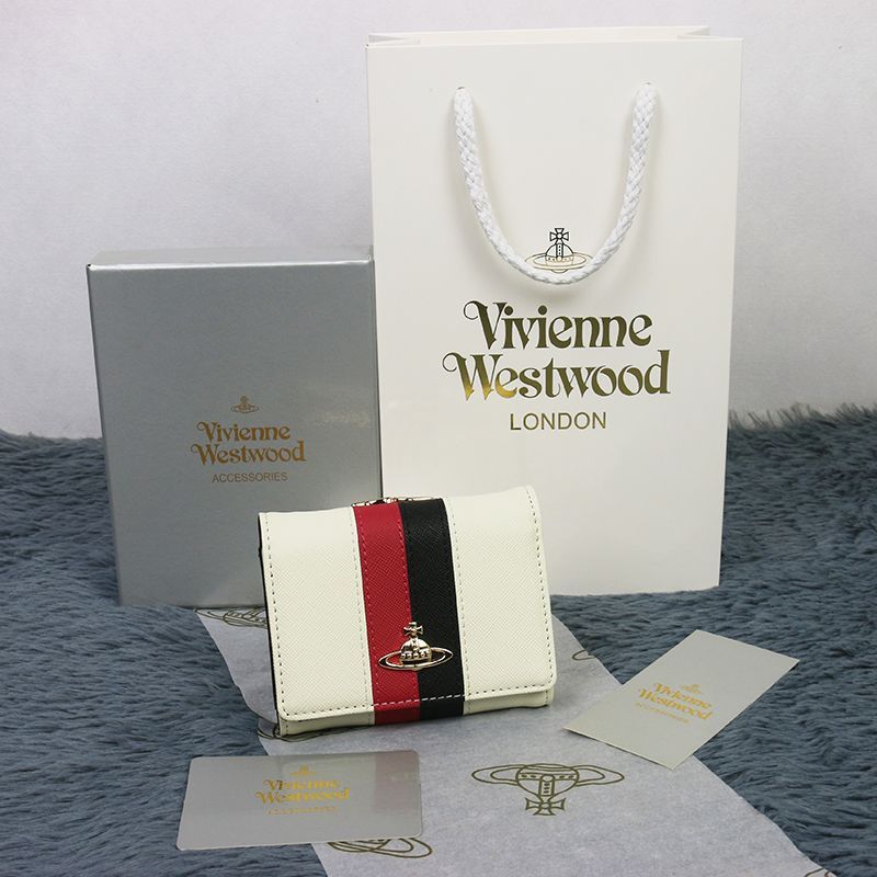 Vivienne Westwood ヴィヴィアン ショートウォレット牛革財布 美品 未使用 Vivienne Westwood ヴィヴィアンウエストウッド