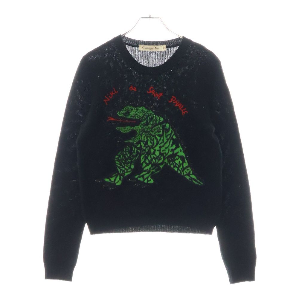 Christian Dior クリスチャンディオール 18SS カシミヤ ニット セーター ブラック レディース 8E24513AM015 Christian Dior (クリスチャンディオール) 18SS カシミヤ ニット