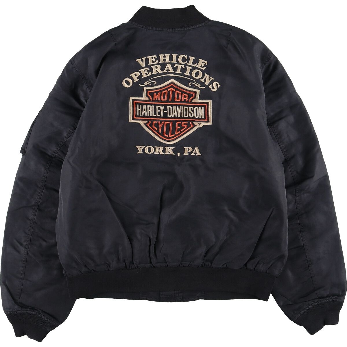 古着 ハーレーダビッドソン Harley-Davidson MA-1 タイプ ミリタリー