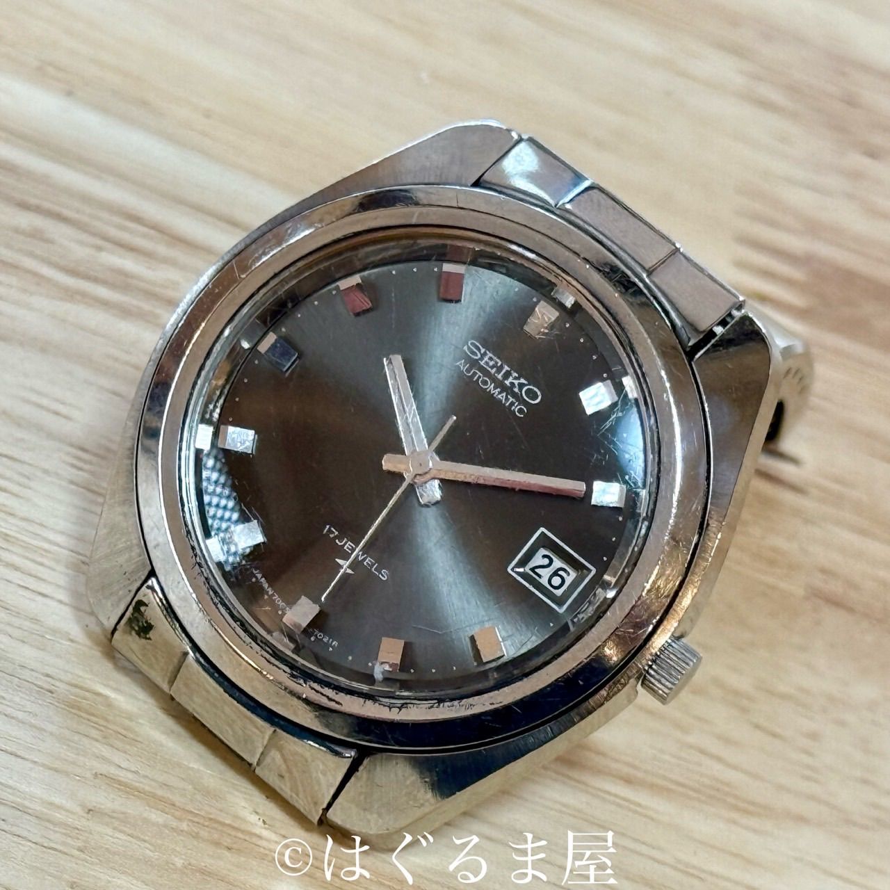 1972年2月製造 セイコー 70オートマチック 17石 メンズウォッチ OH済