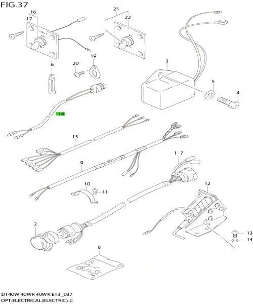 スズキ 純正 船外機 センサー アッシー Sensor heat 34850-94610-000 SUZUKI ♥ Genuine JDM メーカー純正品