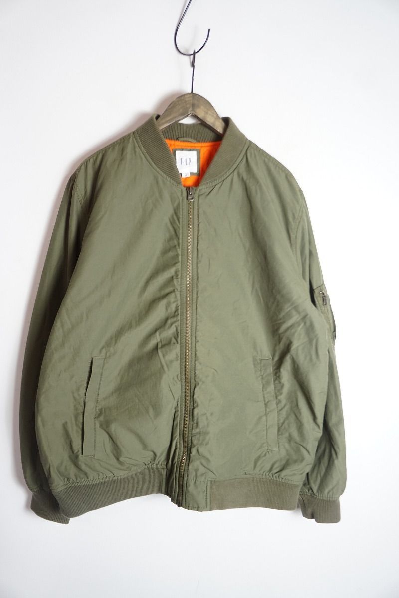 GAP MA-1 フライトジャケット オリーブグリーン f061009-07_2.jpg