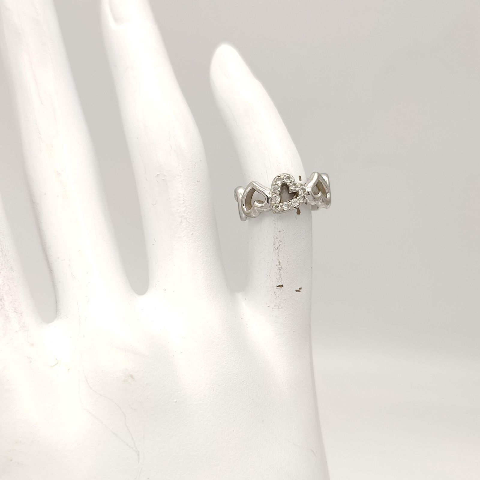 美品】PURE DAYS ピュアデイズ オープンハートリング SILVER シルバー 