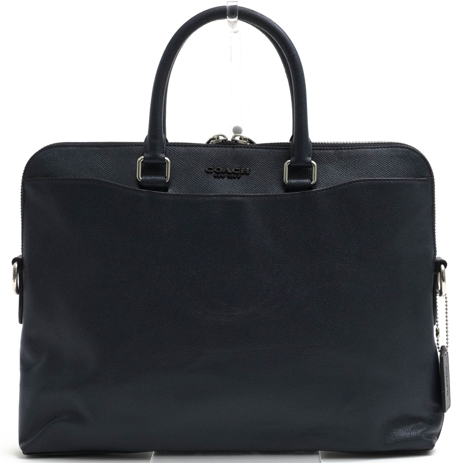 【美品】コーチ ベケット ポートフォリオ ブリーフ ビジネス A4 黒 コーチ／COACH バッグ ブリーフケース ビジネスバッグ 鞄 ビジネス