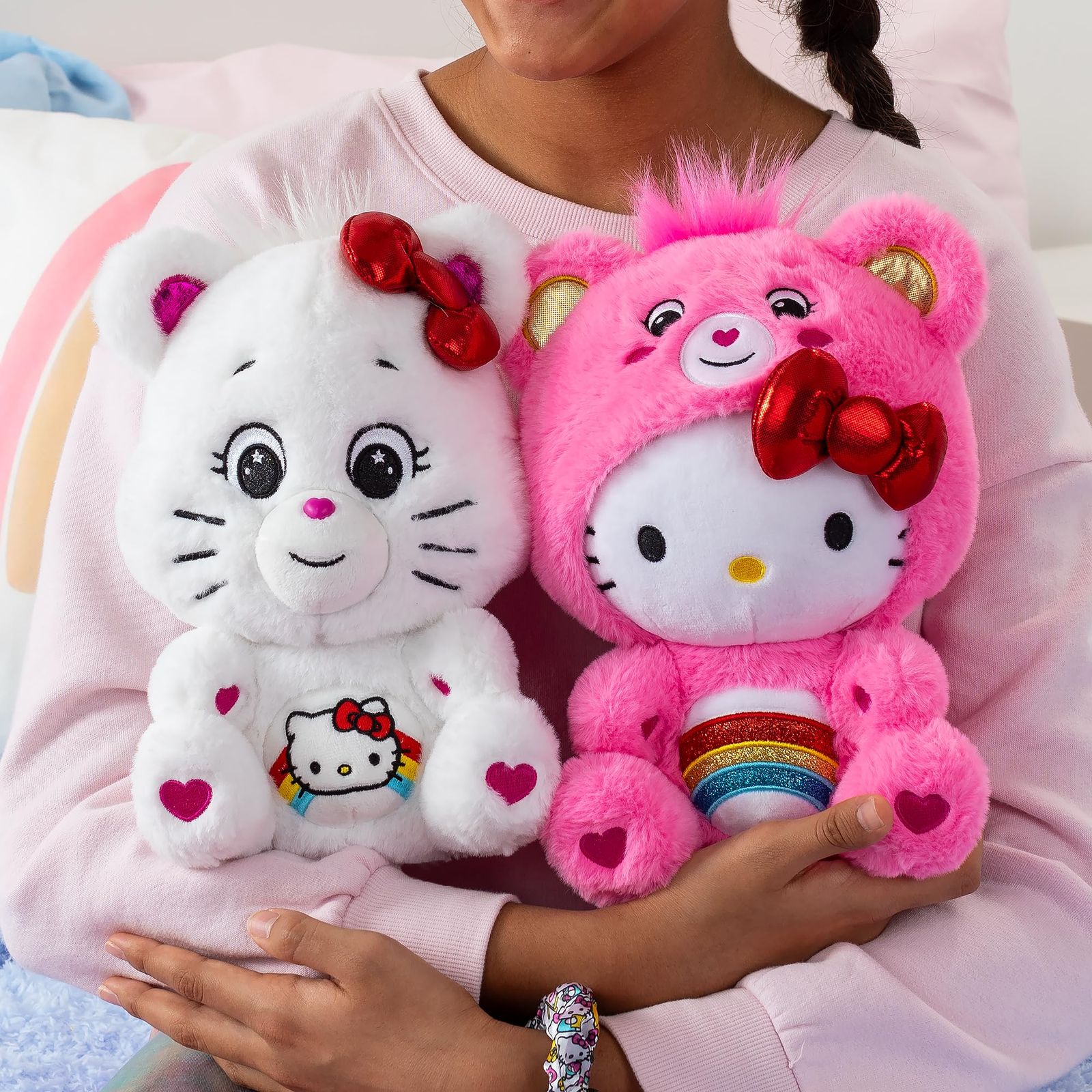 ケアベアーズ ハローキティ ラブズ チアベア 10インチ コレクション用