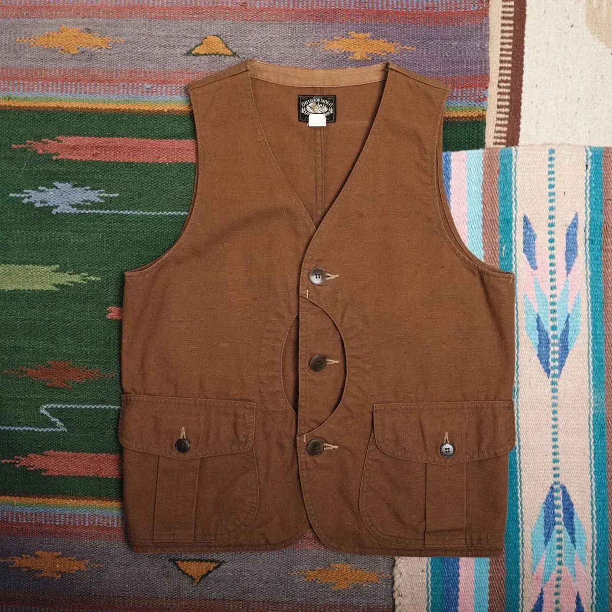 ジョー マッコイ ブラウン ダック ハンティング ベスト サイズ 36 オススメ 44-55