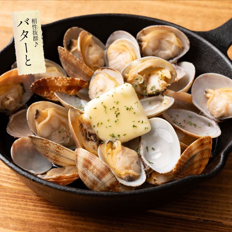 あさりページ 殻付き アサリ あさり ボイル済み 砂抜き 1kg（500g×2P） 冷凍