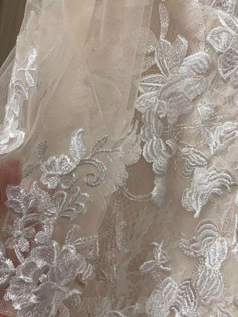 ロング丈オフショル 結婚式