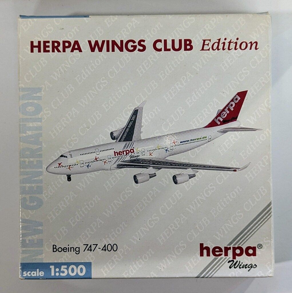 南アフリカ航空 Herpa Wings Club Edition 1/500 herpa 1/500 HERAPA WINGS HERPA WINGS CLUB Edition Boeing 747