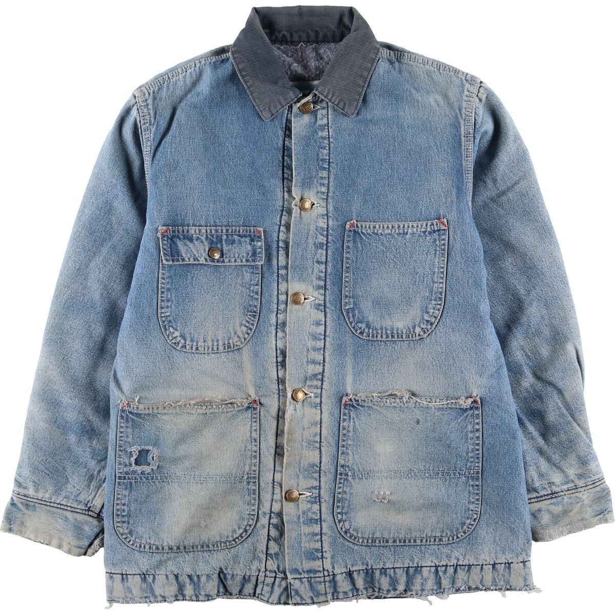 Sears シアーズ　デニム カバーオール 古着 70年代 シアーズ Sears WORK'N LEISURE デニムカバーオール USA製