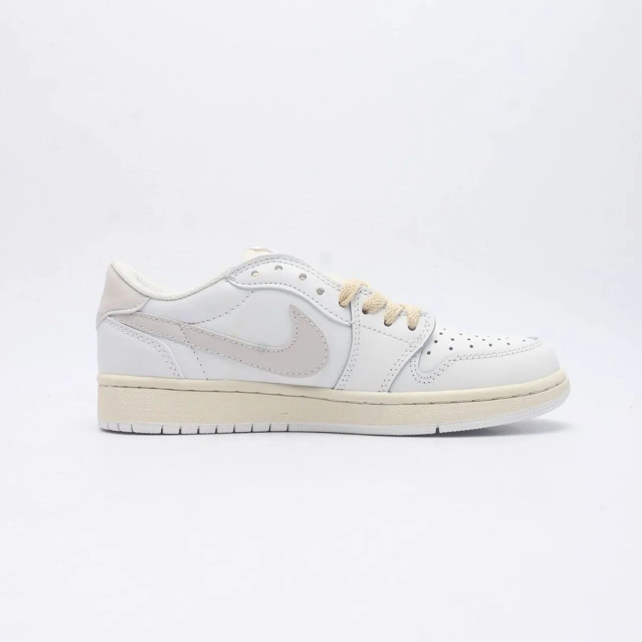 新品 Travis Scott × Fragment × Nike Air Jordan 1 Low OG Sail/Military Blue