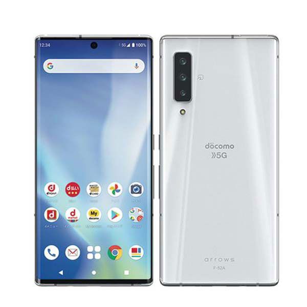 富士通 - 【中古】 F-52A arrows NX9 ホワイト SIMフリー 本体 ドコモ スマホ  【送料無料】 f52aw7mtm 中古】 F-52A arrows NX9 ホワイト SIMフリー 本体 ドコモ