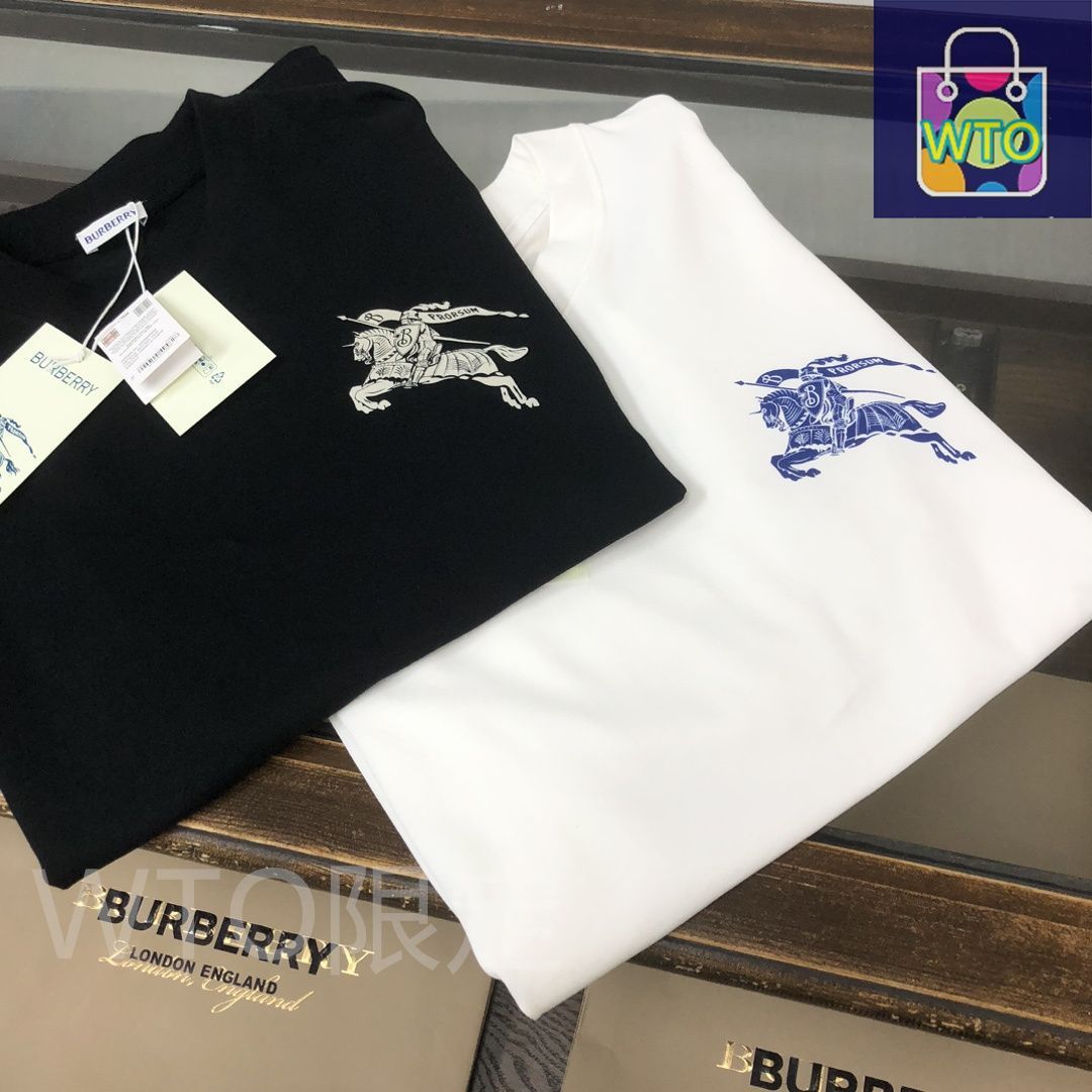 本日限定特価】BURBERRY 春夏 ロゴプリントTシャツ [本日特価