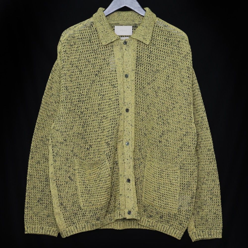 YOKE MESH KNITTED BUTTONED CARDIGAN サイズ2 - メルカリ