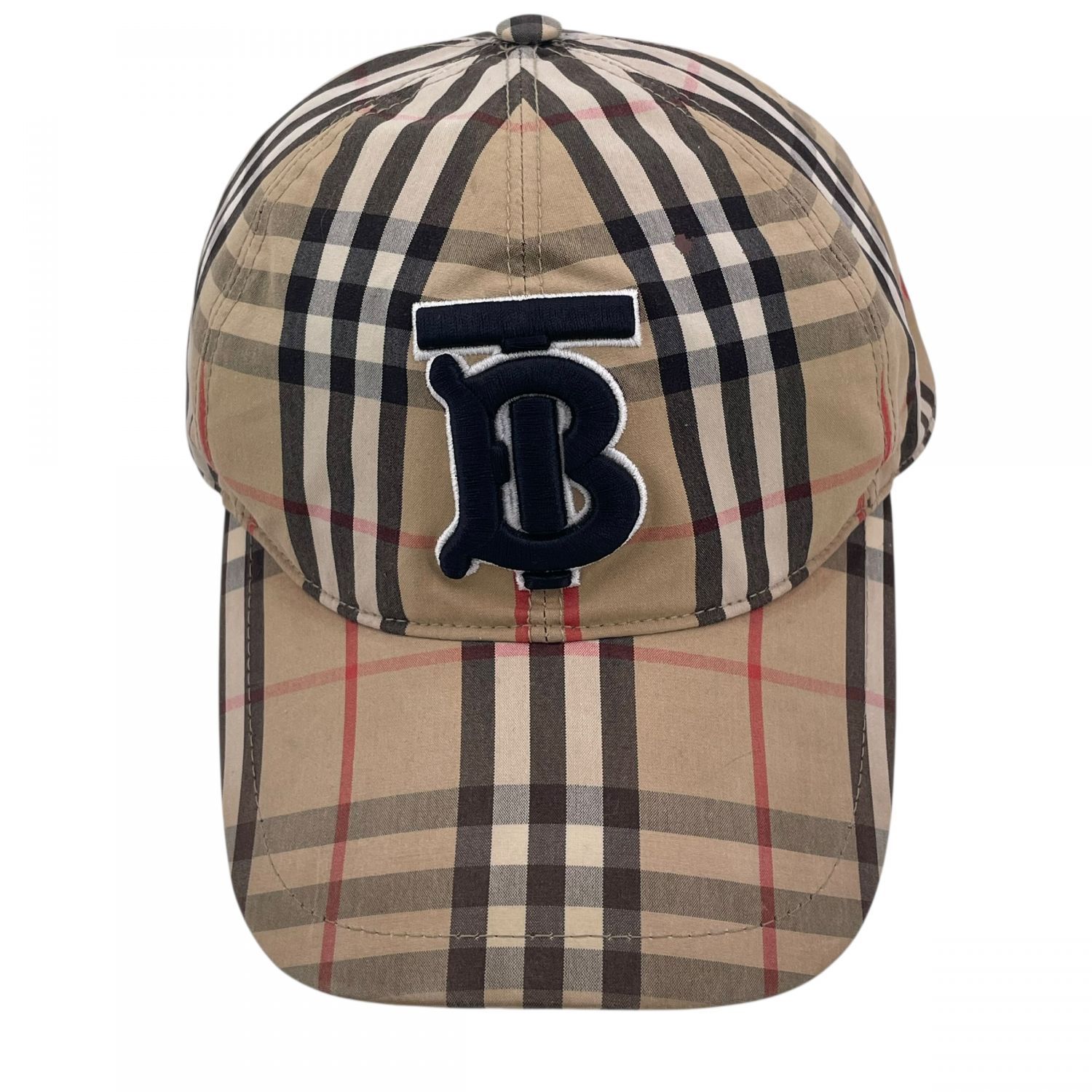 中古】 BURBERRY バーバリー TBロゴ ベースボール キャップ 8038504 