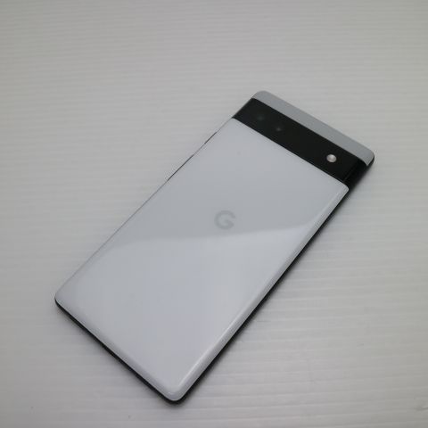 超美品 SIMフリー Google Pixel 6a チョーク スマホ 白ロム 土日