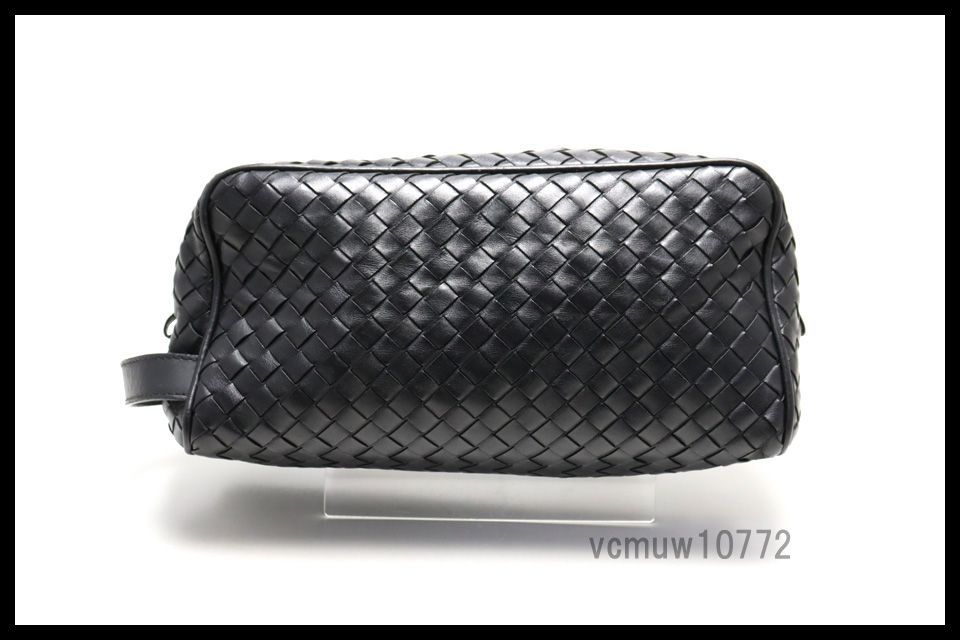 美 BOTTEGA VENETA イントレチャート レザー セカンドバッグ ボッテガヴェネタ 0911vu27053