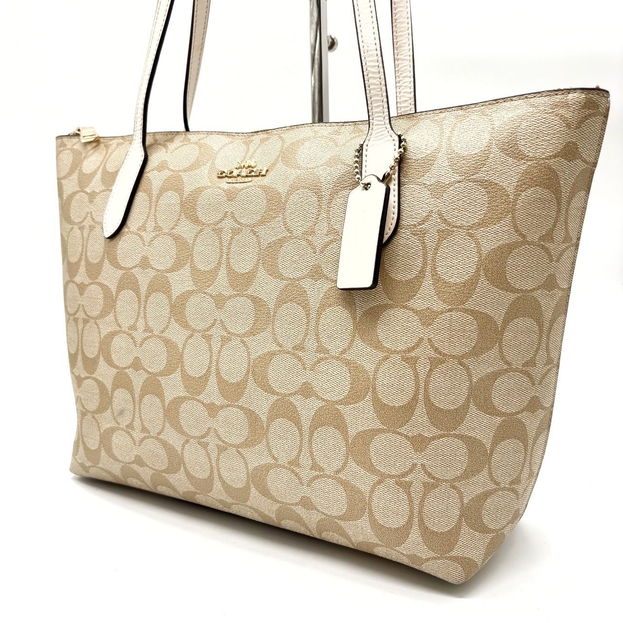 ✨良品✨ COACH コーチ トートバッグ ハンドバッグ シグネチャー ✨良品✨ COACH コーチ トートバッグ ハンドバッグ シグネチャー