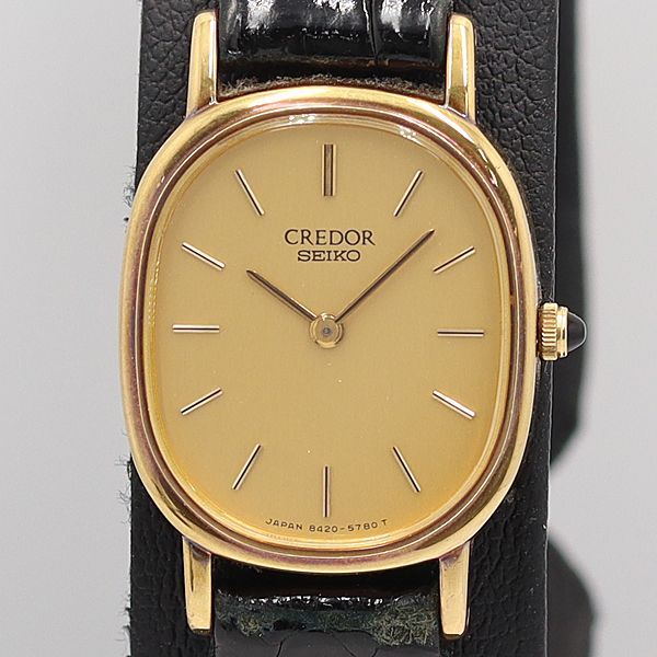 セイコー SEIKO クレドール K18 ダイヤベゼル クオーツ パシフィーク 