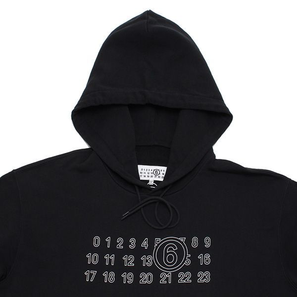 FW25★MM6 maison margiela メンズ ナンバリング パーカー MM6 Maison Margiela (エムエムシックス メゾン マルジェラ