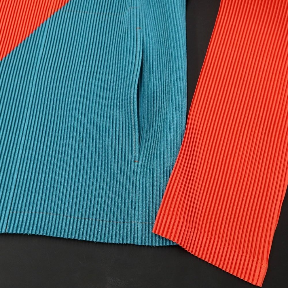 中古】イッセイミヤケ ISSEY MIYAKE 2023年春夏 プリーツ ノーカラー  