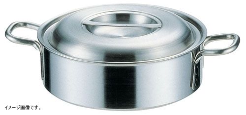 KOINU 本間製作所 プロデンジ 寸胴鍋 33cm (品番)AZV03033 仔犬印 アルミ円付鍋⁄料理鍋33cm 本間製作所 アルミ 両手雪平鍋 33cm