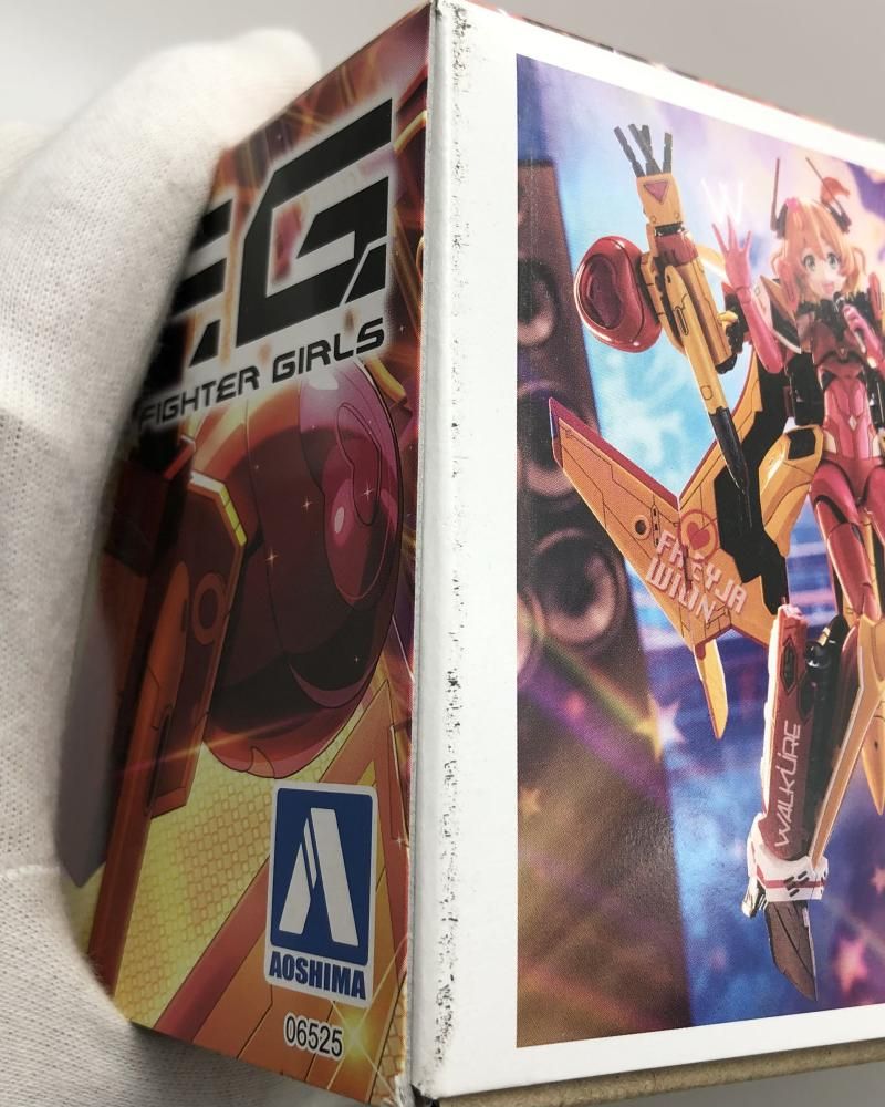 AOSHIMA - 【中古】未組立 AOSHIMA アオシマ マクロスΔ ヴァリアブルファイターガールズ V.F.G. MC-14 VF-31J ジークフリード フレイア・ヴィオン[17][240017709201] 青島文化教材社 アオシマ V.F.G. No.MC-14 マクロスΔ VF-31J