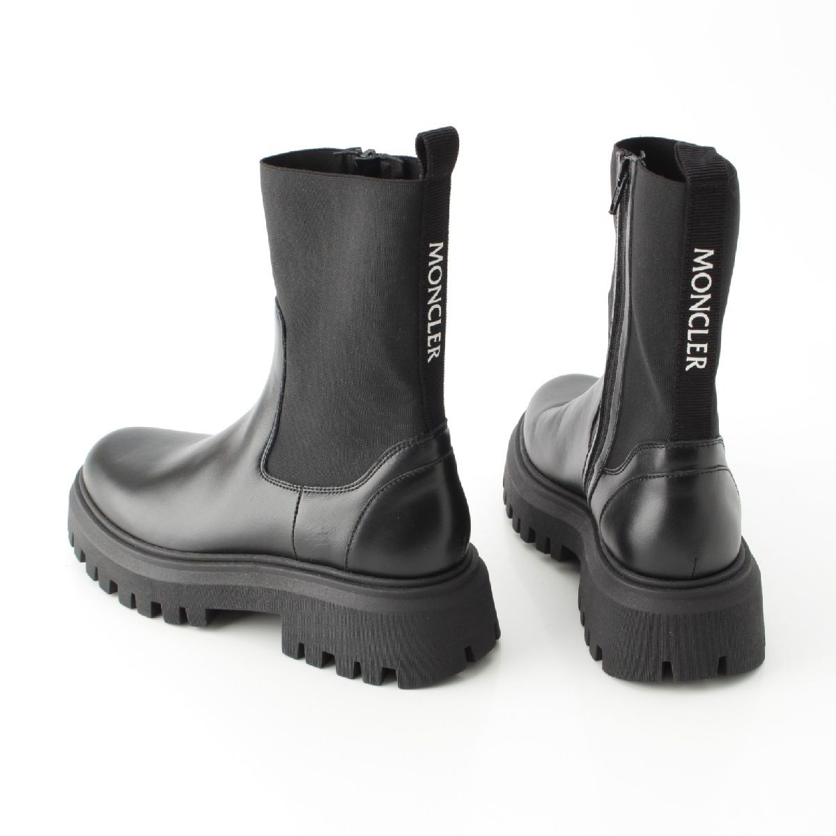 モンクレール enfant boots アンファンブーツ レザー バックロゴ モンクレール enfant boots アンファンブーツ レザー バックロゴ