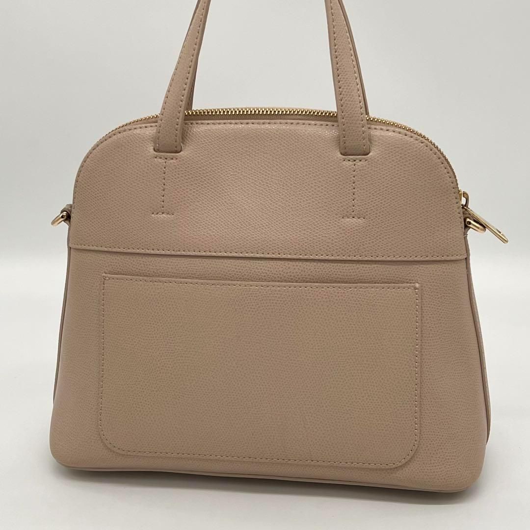 ✨️美品✨️FURLA PIPER ハンドバッグ 2way ドーム型 ベージュ ✨️美品✨️FURLA PIPER ハンドバッグ 2way ドーム型 ベージュ