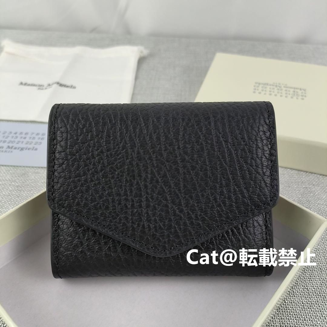 Maison Margiela 三つ折り財布 黒（Maison Margiela どぎつかっ