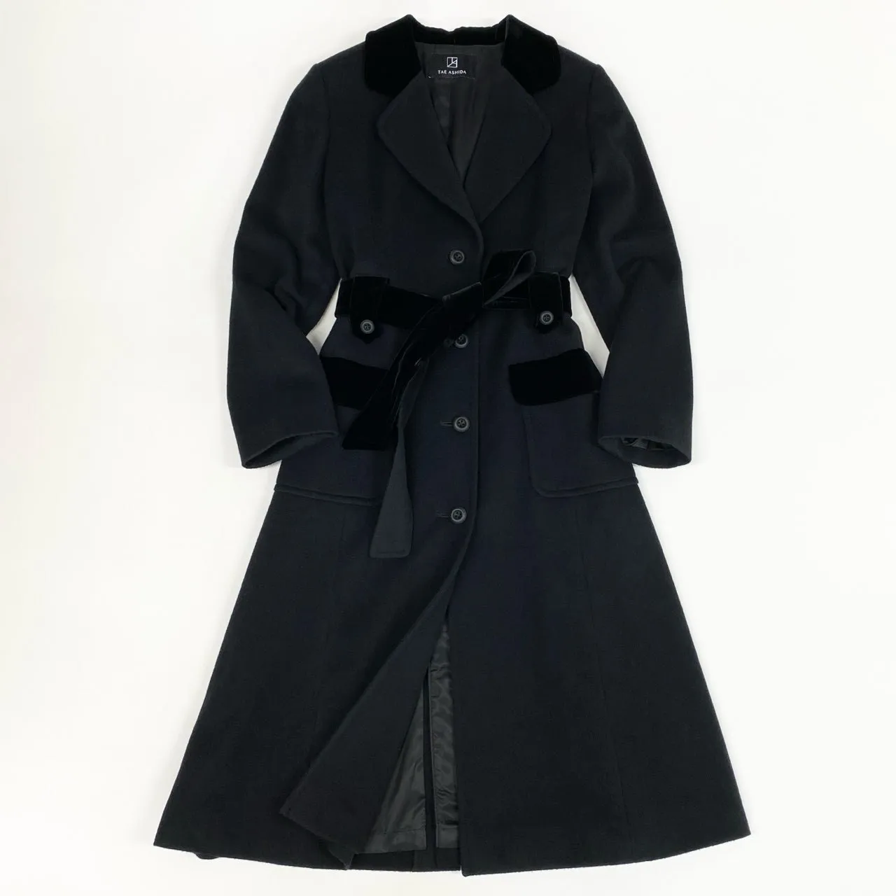 TAE ASHIDA ブラックロングコート サイズ7｜2026年最新】タエアシダ