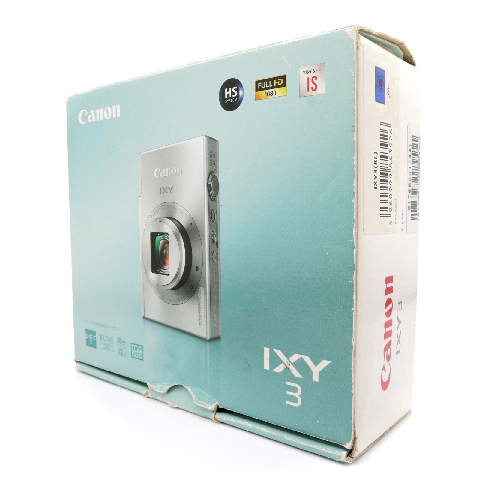 美品》 デジカメ CANON IXY 3 ブルー キヤノン コンパクトデジタル  