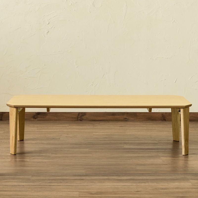 【半額販売】Rosslea　折り畳みテーブル　115　ホワイトウォッシュ（WW） ローテーブル