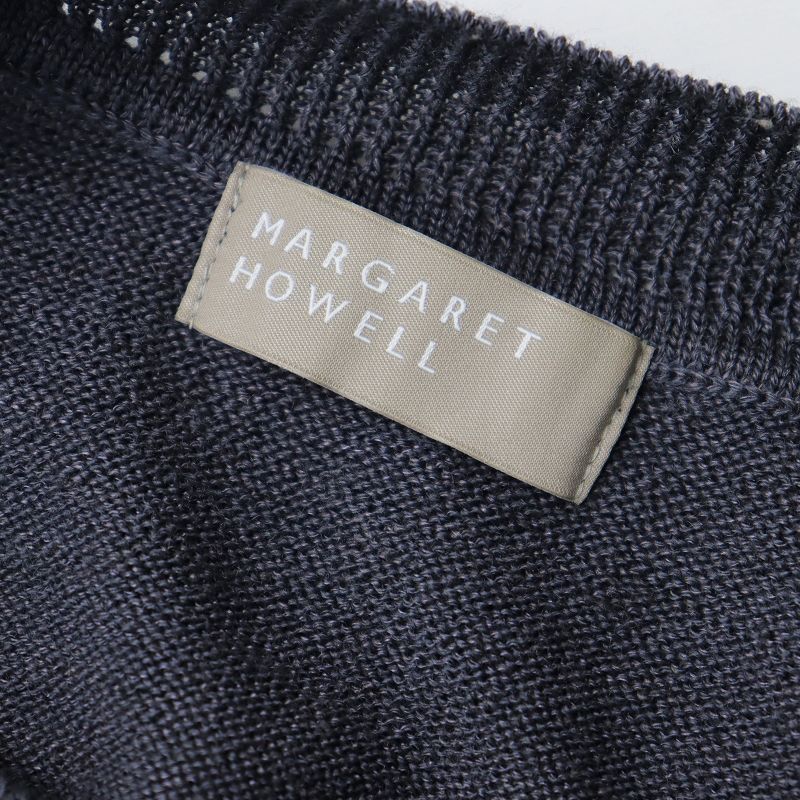 2021SS マーガレットハウエル MARGARET HOWELL LINEN WOOL アーガイル