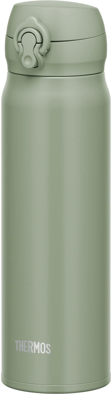 新品 サーモス 水筒 真空断熱ケータイマグ 600ml スモークカーキ 飲み口外せてお手入れ簡単 軽量タイプ ワンタッチオープン ステンレス ボトル 保温保冷 JNL-606 SMKKI