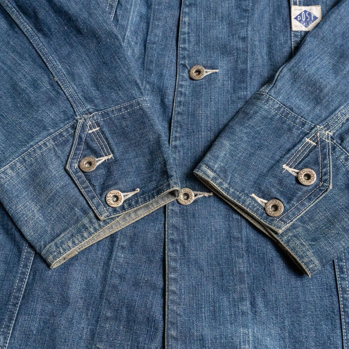 雰囲気抜群】 POST OVERALLS【デニム カバーオール ジャケット
