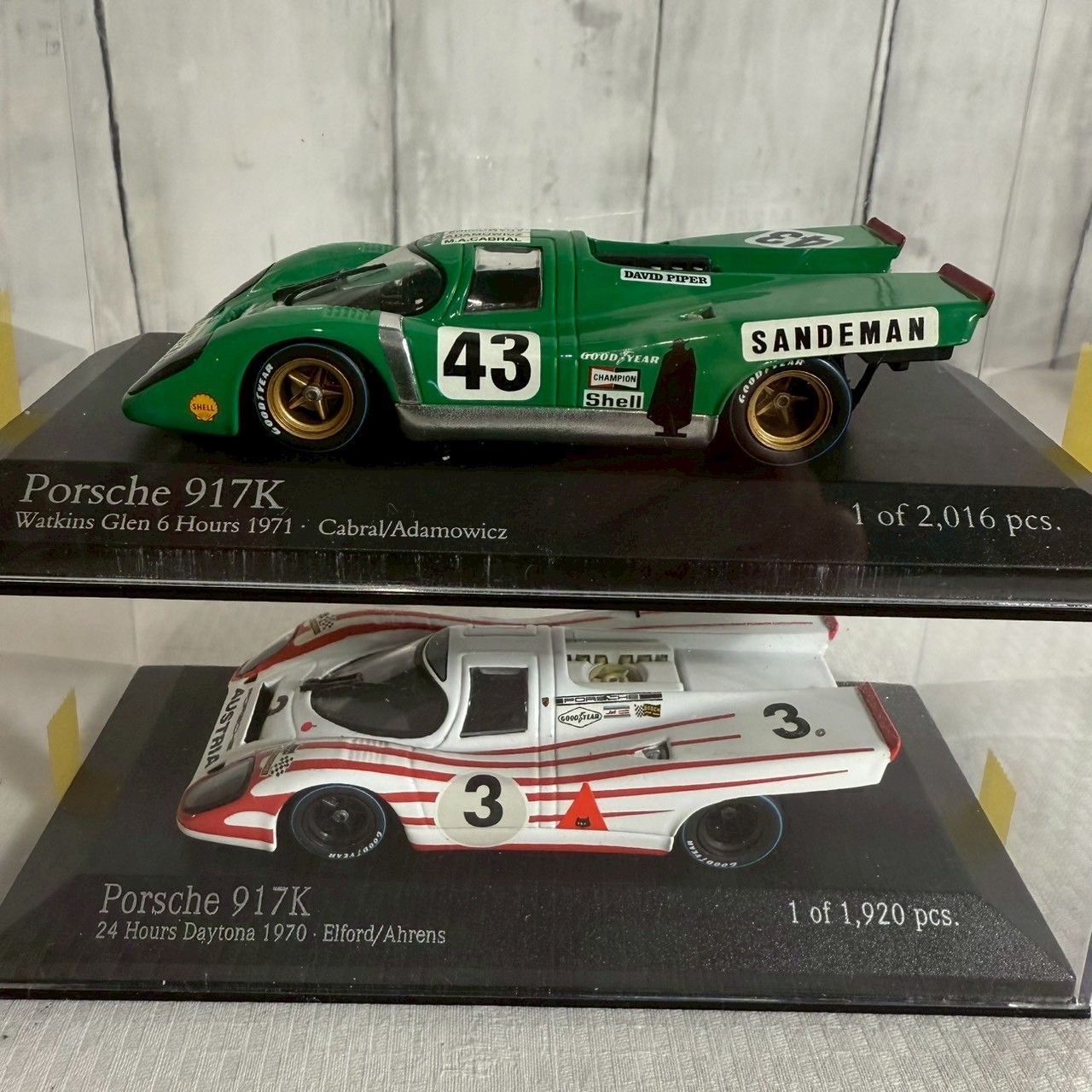 ポルシェ917L ミニチャンプス 1/43 値下げ交渉歓迎 ミニチャンプス ポルシェ 917K 4台セット 1/43