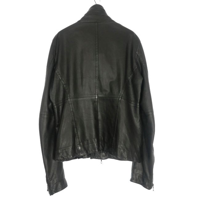 ユリウス JULIUS 23AW ジャットネック レザーライダースジャケット