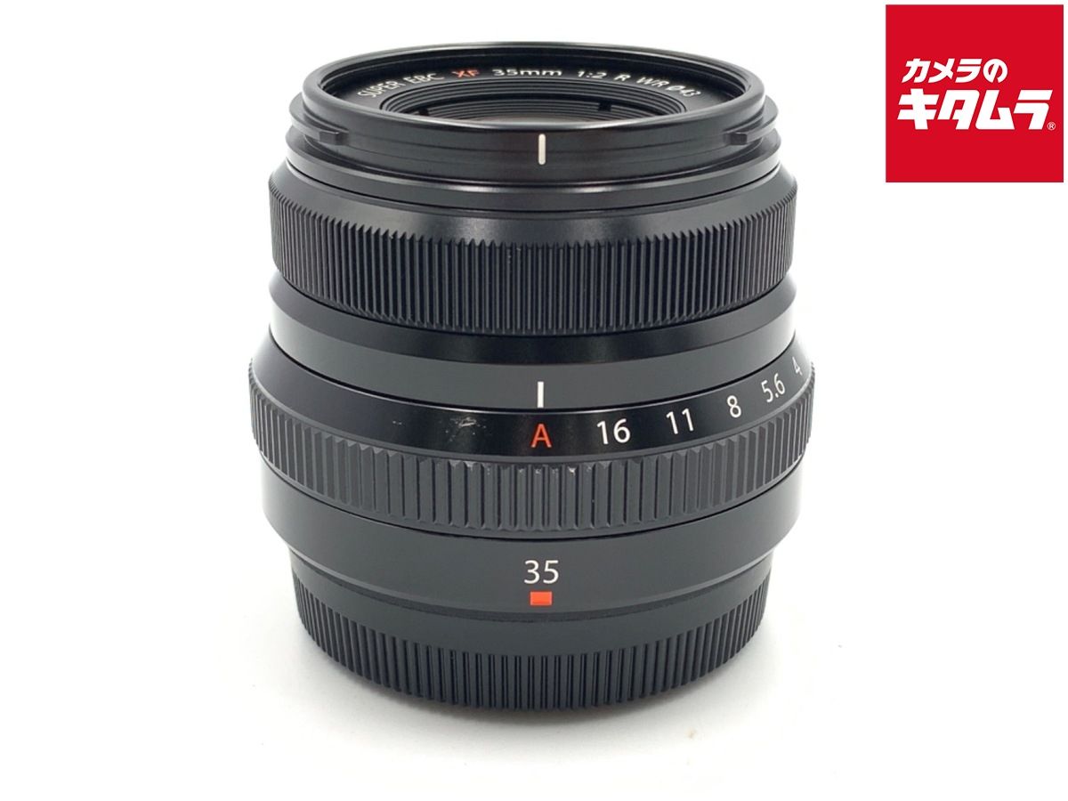 並品 フジフイルム XF35mm F2 R WR ブラック