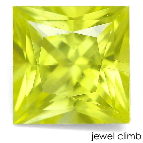 ソーティングメモ付 素晴らしい透明度 鮮やかな発色 カナリートルマリン 宝石 ルース ０．６６ＣＴ