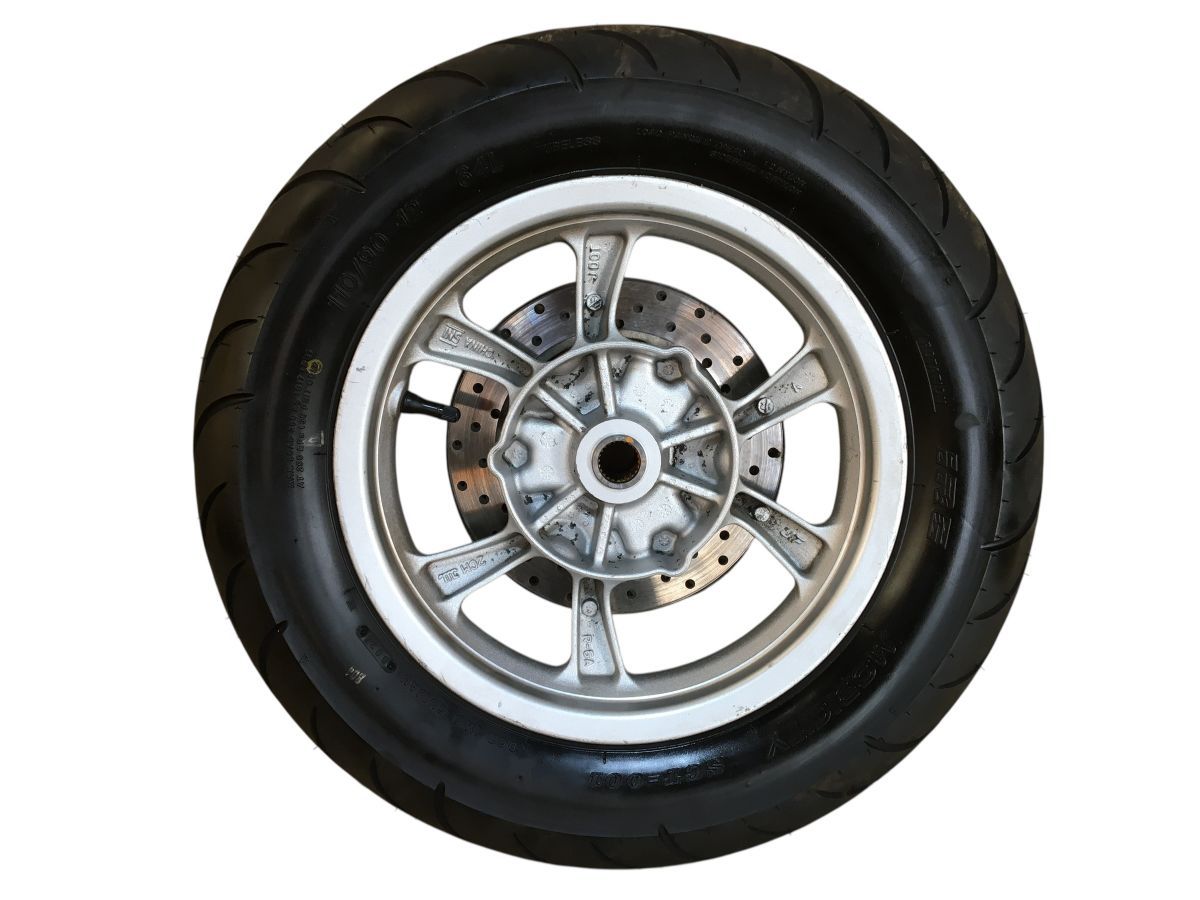 YAMAHA トリシティ125 SE82J リアホイール ディスク付 レストア 組み換え 流用 ＯＨベースにも 振れ無し 2767-Z4356