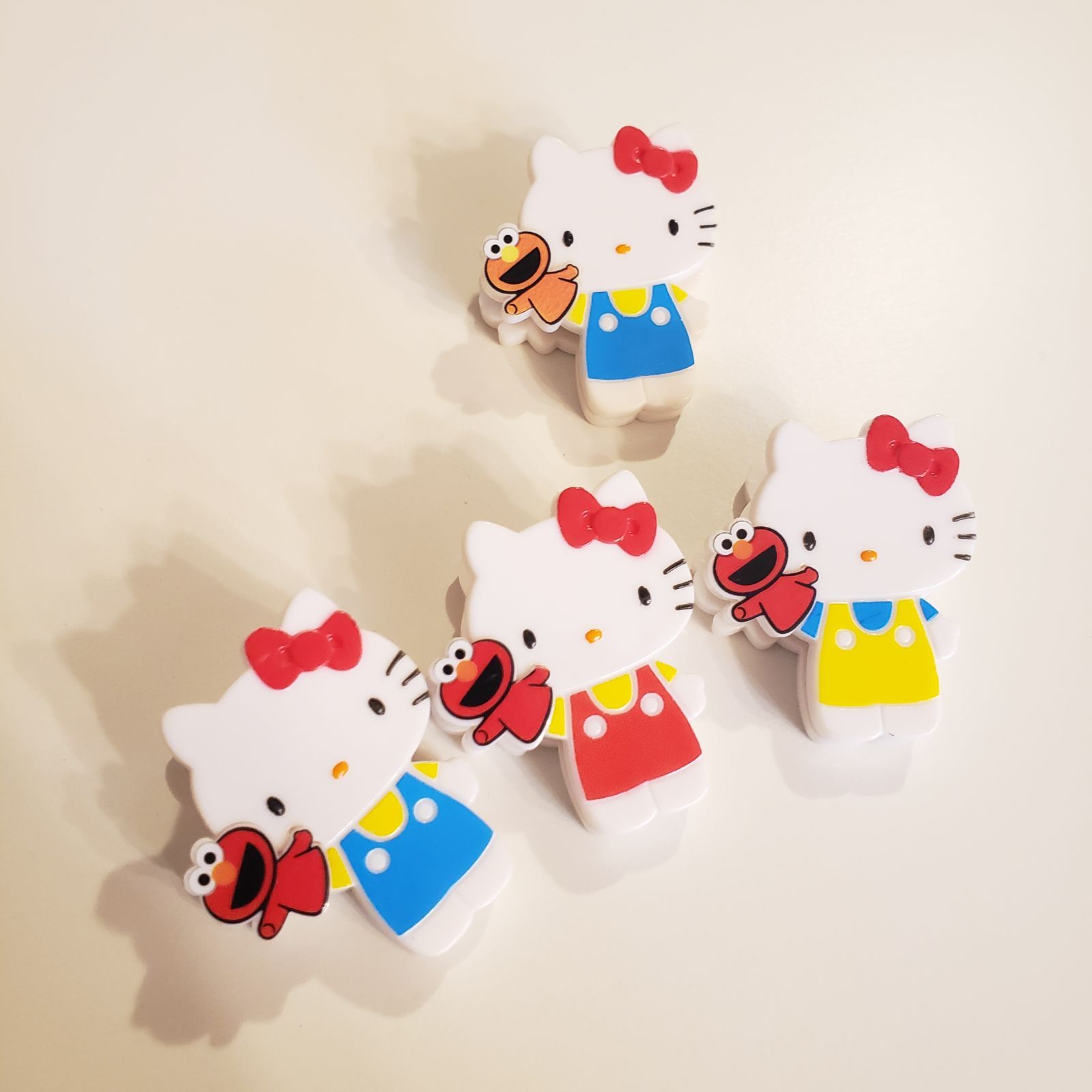 サンリオ ハローキティ セサミストリート エルモ ダイカットクリップ 