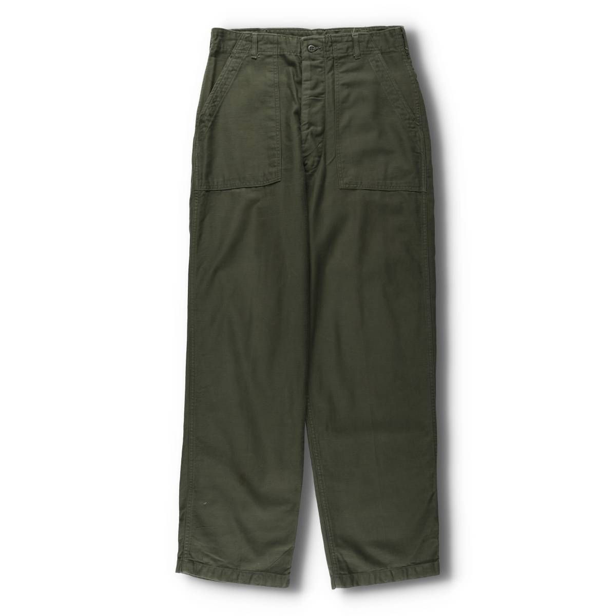 古着 60年代 米軍 ミリタリー ベイカーパンツ 34×33 メンズw33相当 ヴィンテージ|evb029026