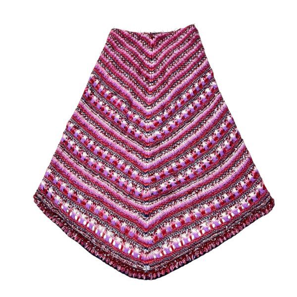 CHANEL シャネル　ココマーク　総柄　スカート　パープル　38 ○◇ シャネル CHANEL スカート 赤 ピンク 白 パープル アルパカ