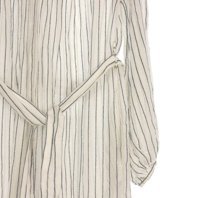 エストネーション ESTNATION ストライプ ロングシャツワンピース